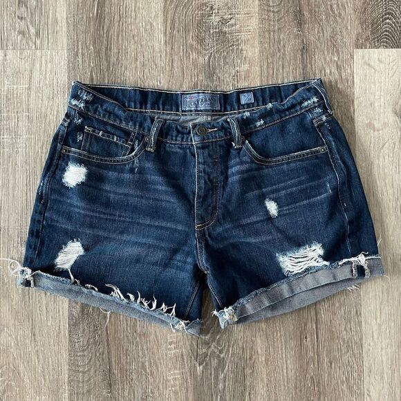 Lucky Brand Pants - Lucky Brand Women's The Boyfriend Short Jean Shorts - Size: 6 / 28